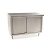 Counter cabinet sliding doors