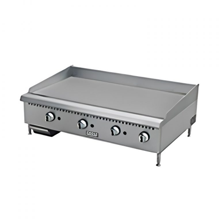 Gas thermostat griddle Eagle Foodservice Equipment