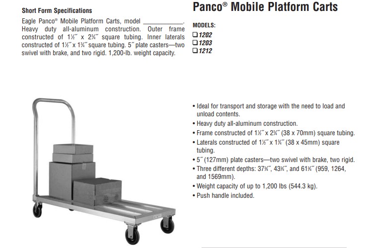 Mobile Platform Carts